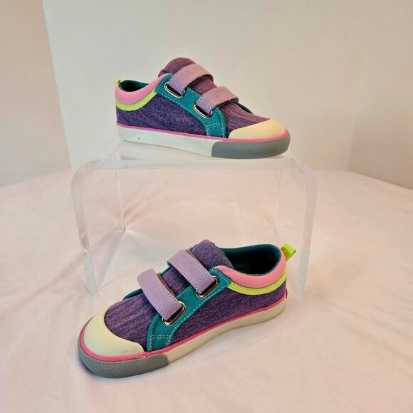 SEE AKI RUN, Robyne Sneakers for Kids Sz: 13.5 Purple Demin - Picture 3 of 10
